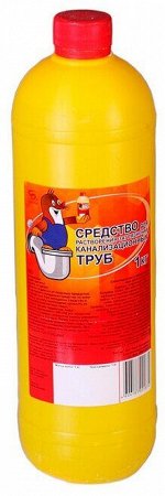 Средство для труб гель КРОТ 1л
