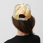 Кепка женская MINAKU &quot;Tie-dye&quot;, цвет оранжевый, р-р 54-56
