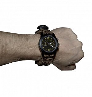 Watch General with paracord, brown