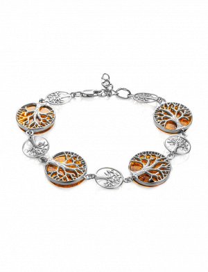 Браслет из натурального янтаря «Бельтайн»