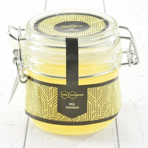 Мёд липовый с бугельным замком Люкс 250 гр