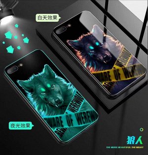 Чехол стекло с рисунком на телефон Samsung Galaxy
