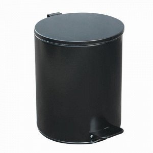 Ведро-контейнер для мусора с педалью УСИЛЕННОЕ, 15 л, кольцо