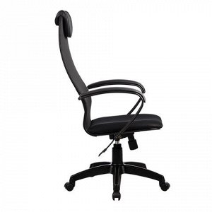 Кресло офисное МЕТТА BP-8PL, ткань-сетка, черное, ш/к 80586