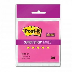 Блок самоклеящ. (стикер) POST-IT Super Sticky 76х76 мм, 45 л