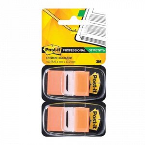 Закладки клейкие POST-IT Professional, пластиковые, 25 мм, 1