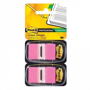 Закладки клейкие POST-IT Professional, пластиковые, 25 мм, 1