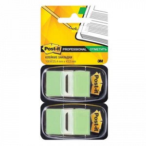 Закладки клейкие POST-IT Professional, пластиковые, 25 мм, 1