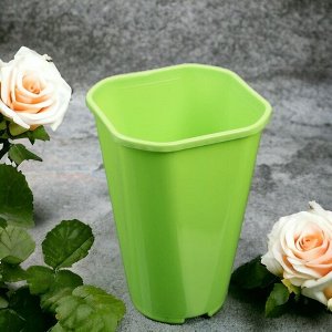 Горшок для цветов высокий Роза Р23, D16, 3,0 л, зеленый