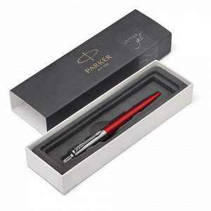 Ручка подарочная гелевая PARKER Jotter Kensington Red CT, кр