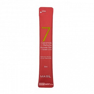 Гель для душа с керамидами Masil 7 Ceramide Perfume Shower Gel Sweet Love, 8мл