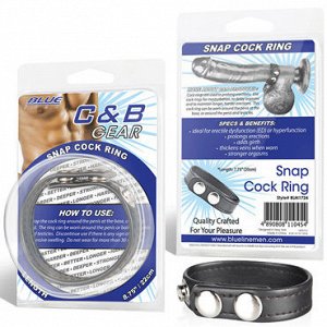 Blue Line Snap Cock Ring