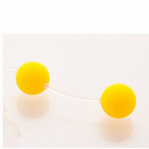 Sexus шарики вагинальные 11 см, желтые