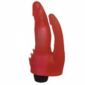 Bioclon Анально-вагинальный вибратор, красный