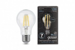 Q -> Лампа Gauss LED Filament Graphene 12W A60 E27 4100К 1/10/40