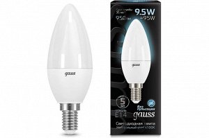 Лампа Gauss LED Свеча E14 9.5W 950lm 4100К