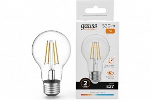 Лампа Gauss LED Elementary A60 7W E27 2700K 2