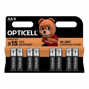 OPTICELL Basic Батарейки AA 8шт
