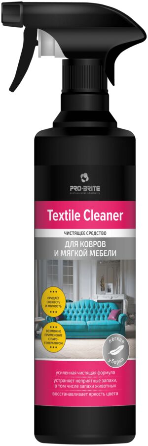 Pro-Brite Textile cleaner Чистящее средство для ковров и мягкой мебели 0,5 л (тр)