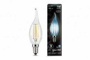 Лампа Gauss LED Candle 7W E14 4100К step dimmable 1