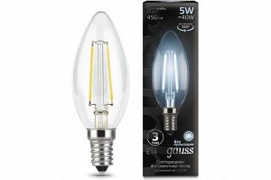 Лампа Gauss LED Filament Candle 5W E14 4100К 1