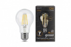 Q -> Лампа Gauss LED Filament Graphene 12W A60 E27 2700К 1/10/40