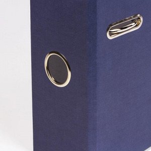 Папка-регистратор BRAUBERG "ECO", 80 мм, синяя, 221396