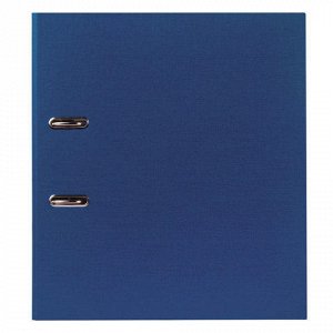 Папка-регистратор BRAUBERG с покрытием из ПВХ, 70 мм, синяя