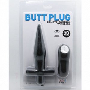 Baile Butt Plug Remote Control, черная