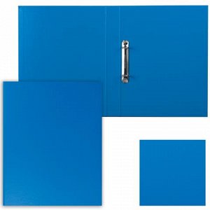 Папка 2 кольца ESSELTE "Standard", картон/ПВХ, 35 мм, синяя,