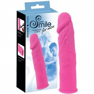 Smile For Men Extension Sleeve, розовая