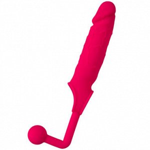ToyFa Popo Pleasure Насадка на пенис, розовая