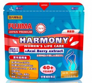 Fujima Антивозрастной комплекс, витамины для женщин HARMONY RED, от 40 лет