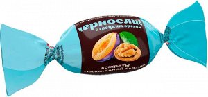 Конфеты в шоколадной глазури "Чернослив с грецким орехом" 500 г