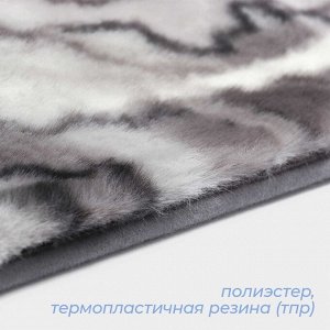 Коврик SAVANNA «Мечта», 40x60 см, серый