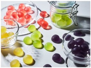 Kaneka Foods Atsumi Melon Gummy - мармелад с соком дыни и полезными бактериями Labre