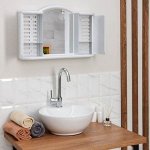 ✨ Навесные шкафы с зеркалом — идеальное решение для ванной