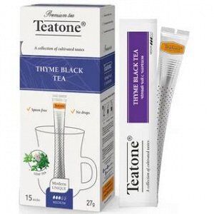 Чай черный Teatone с чабрецом