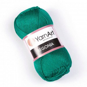 Пряжа Yarnart Begonia №6334 Изумруд