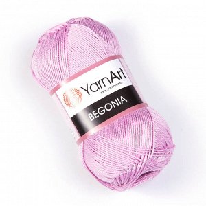 Пряжа Yarnart Begonia 100% мерсеризованный хлопок Сирень