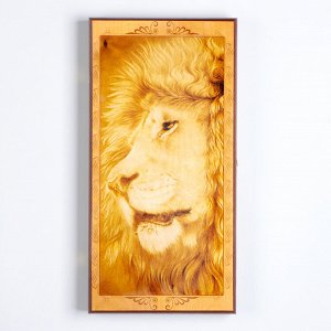 Нарды "Лев", деревянная доска 50 х 50 см