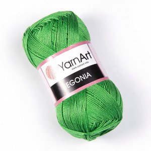 Пряжа Yarnart Begonia №6332 Зелёный