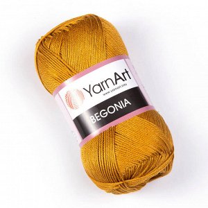 Пряжа Yarnart Begonia №6340 Горчица
