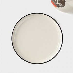 Блинница Доляна «Гурман», d=23 см, цвет белый