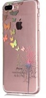 Одуванчик и бабочки. Чехол силиконовый силиконовый с голографическим рисунком на телефон iphone
