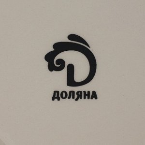 Конфетница Доляна «Зайка», 13,3?21,5 см, доломит, розовая