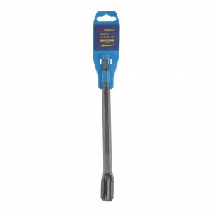 Зубило канальное ТУНДРА, SDS-plus, 14x22x250 мм