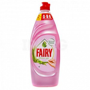 FAIRY Средство для мытья посуды Нежные руки Розовый жасмин и Алоэ Вера 0.45