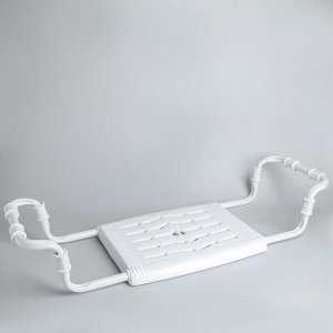 Сиденье для ванны раздвижное, 35x29 см, белое