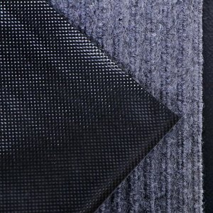 Коврик придверный влаговпитывающий, ребристый, «Стандарт», 40x60 см, цвет серый
